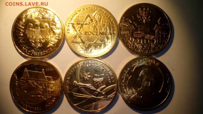 ПОЛЬША 2 злотых юбилейка-6 монет (АЦ) до 02.12. 22:30 - IMG_20151129_002140