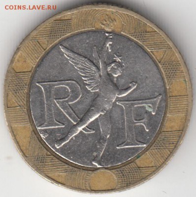 Франция 10 франков биметалл 1988 до 17.12.15 - 2.2