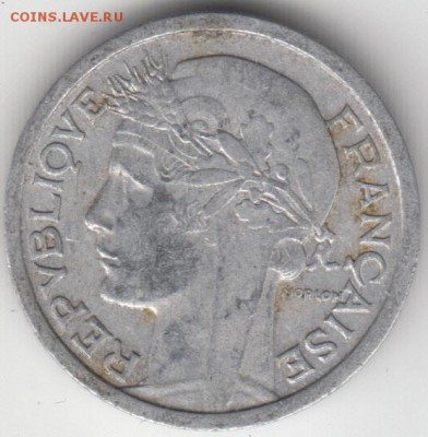 Франция 1 франк 1947 до 17.12.15 - 24.2