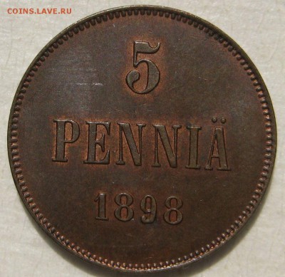 5 пенни 1898г. aUNC - IMG_4743