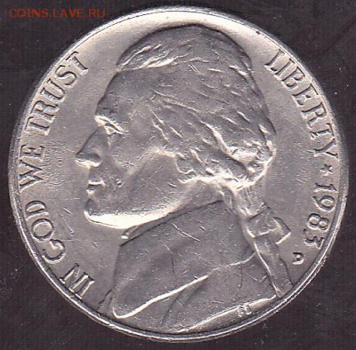 5 центов 1983 США с 1 рубля .1 до 7.12 в 22.00 - IMG_0038