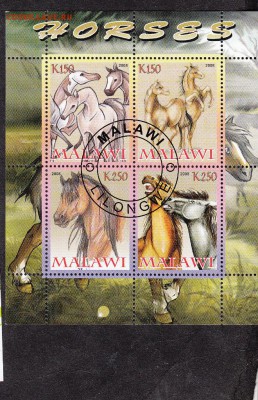 Малави 2008 кони 4м лист - 42