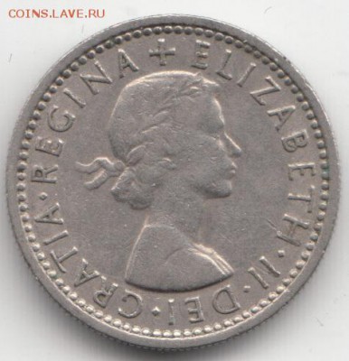 С 1 рубля Великобритания 3 пенса 1964 до 12.12.2015 - 17.2