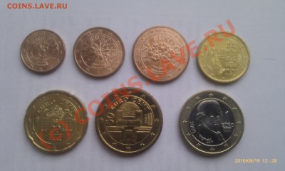 1цент-1евро Австрия 2009 год до 20.09.2010 до 22-00 - Австрия 2009 год 1ц-1евро