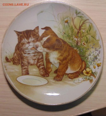 Настенная тарелка "котик и собака" оценка опознание - DSC03052.JPG