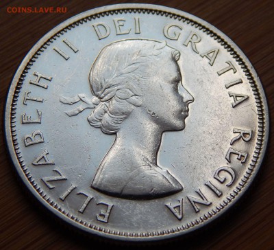 Канада 50 центов 1963 Елизавета II, до 21.01.16 в 22:00 МСК - 4046
