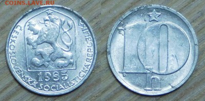 Чехословакия 10 геллеров, 10 шт. по 1р. до 02.02.2016 22-00 - 1985.JPG