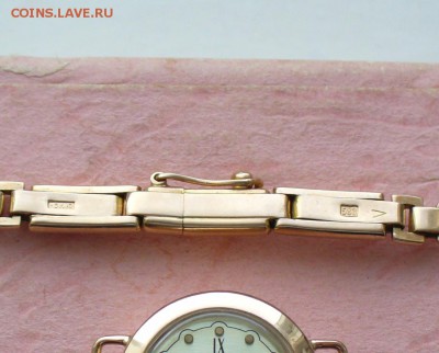 Часы женские "Чайка" золото 585 с золотым браслетом 583. - P1150141.JPG