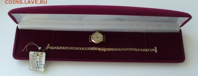 Часы женские "Чайка" золото 585 с золотым браслетом 583. - P1150134.JPG