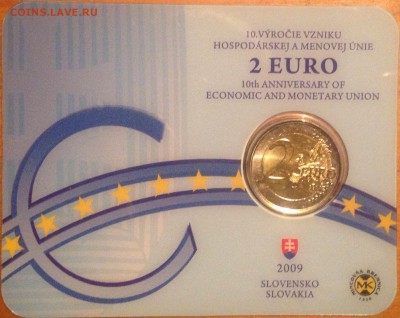 Словакия 2 евро COINCARD 2009 BU до 15.02 23:00 - IMG_0515.JPG