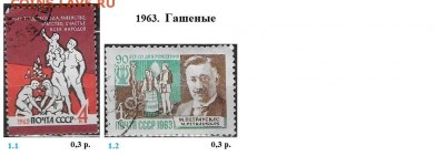 СССР 1963-1964. ФИКС - 1963. Гашеные