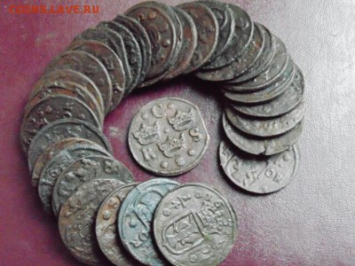 Монетки Шведские 16-17 века. - 14552989946200