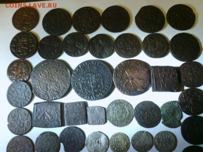 Монетки Шведские 16-17 века. - 14562295642867