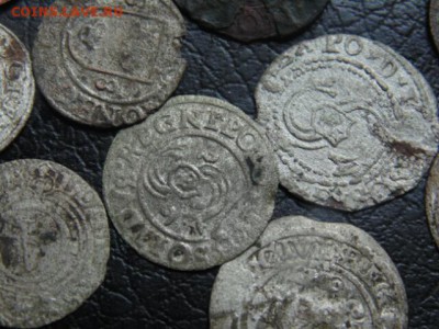 Монетки Шведские 16-17 века. - 14559652624006