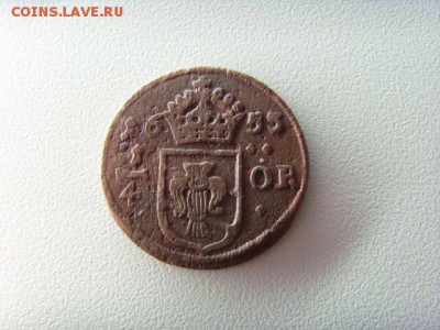 Монетки Шведские 16-17 века. - 14527624774186