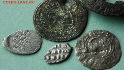 Монетки Шведские 16-17 века. - 14502664693164