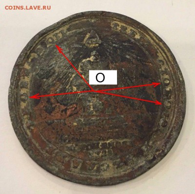 Медаль на коронацию Петра II 1728 г. 42 мм. - !1!111111