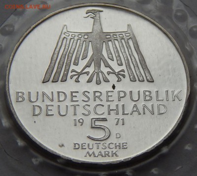 ФРГ 5 марок 1971 Альбрехт Дюрер, до 13.03.16 в 22:00 МСК - 4320