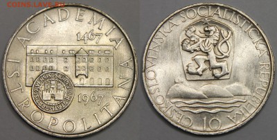 10 крон 1967 Чехословакия Академия до 15.03 - IMG_7518.JPG
