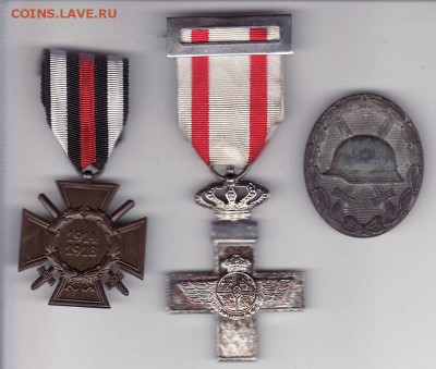 3 медали Испания, Германия I и II мировые войны - 3 награды аверс.JPG