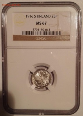 25 пенни 1916 NGC MS67 - 5