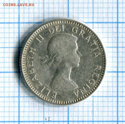 10 центов 1962 Канада. Серебро.  28.04.16 в 21-45 по МСК - img101