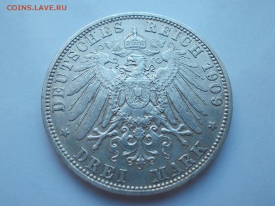 Две монеты по 3 марки 1909 и 1911, Германия (A) - _WK_1909_2.JPG