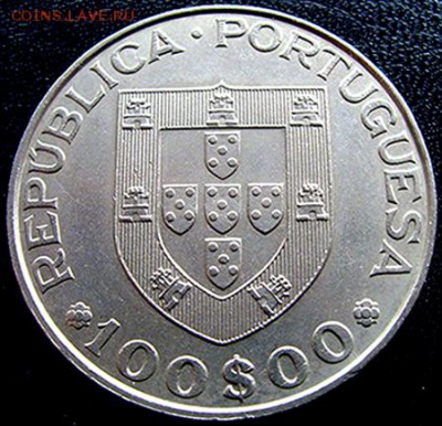 Португалия_100 эскудо 1984 "Год инвалидов"; 28.04_22.26мск - 10677