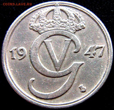 Швеция_50 эре (полкроны) 1947(TS); до 28.04_22.42мск - 9338