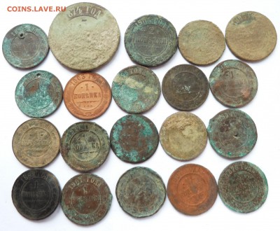20 монет образца 1867-1916 до 4.5.2016 (22.00 мск) - 20медь_рев