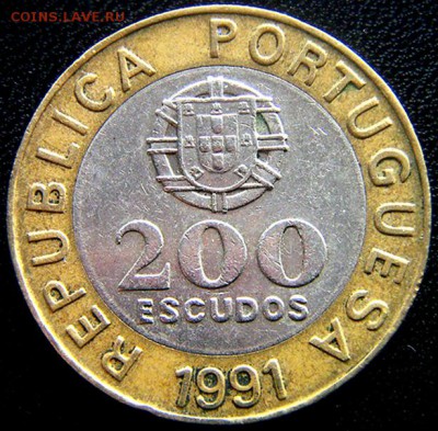 Португалия_200 эскудо 1991 "Гарсиа де Орта"; до 30.04_22.24м - 11156