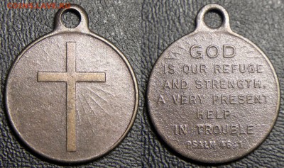 Христианство на монетах и жетонах - God is our refuge