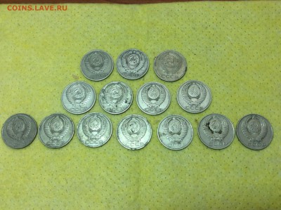 14 монет 50 копеек разных годов, короткий по 04.05 - image