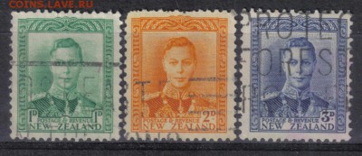 Новая Зеландия 1938-44гг Георг VI до 5.05 22.00мск - Новая Зеландия 1938-44гг Георг VI