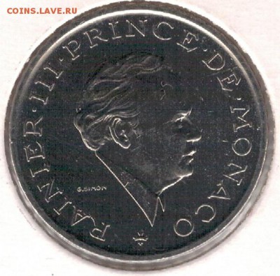 Монако 2 франка 1982 до 09.05.16 в 22.00мск (В314) - 4-мон