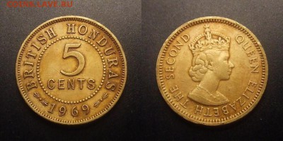 3 - Брит. Гондурас – 5 центов (1969) ник.-лат.