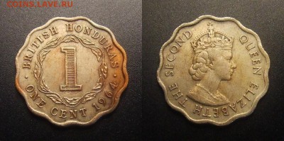 3 - Брит. Гондурас – 1 цент (1964) бронза