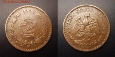 3 - Мексика – 2 сентаво (1927)