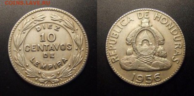 3 - Гондурас – 10 сентаво (1956) №2
