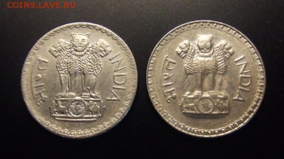 3 - Индия (набор - 1 рупия 1976) (2 шт.) А