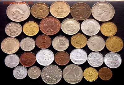 59 разных зарубежных монет (см. фото и описание)_14.05_22.02 - 1