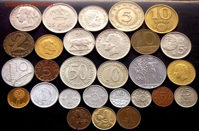 59 разных зарубежных монет (см. фото и описание)_14.05_22.02 - 3