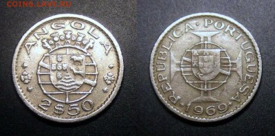 3 - Португ. Ангола – 2,5 эскудо (1969) №3