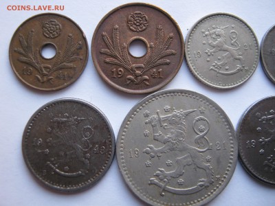 ФИНЛЯНДИЯ 8 монет.5,10,25,50 пенни,1 марка. 1921-1948. 31.05 - 004.JPG