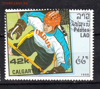 Лаос 1988 зимние ол игры хоккей - 37