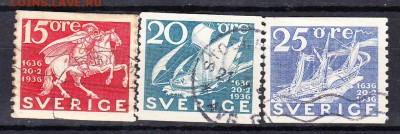 Швеция 1936 всадник парусники - 164