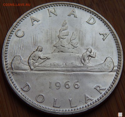Канада 1 доллар 1966 Вояджер, до 09.06.16 в 22:00 МСК - 4083