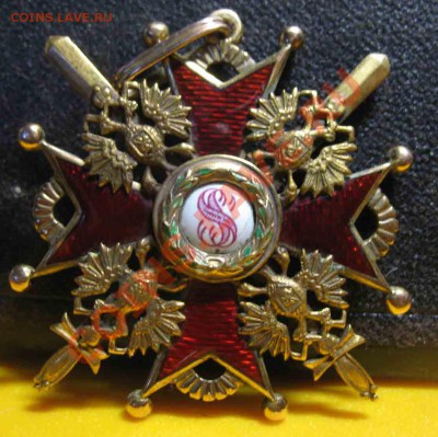 Орден Станислава 3 степени с мечами-Золото - стас-6