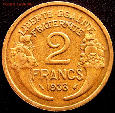 Франция_2 франка 1938; до 16.06_22.02мск - 11204