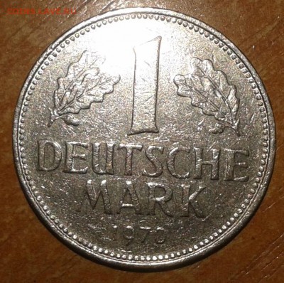 1 немецкая марка 1970 G (Карлсруэ) - 1м.70.Г.1